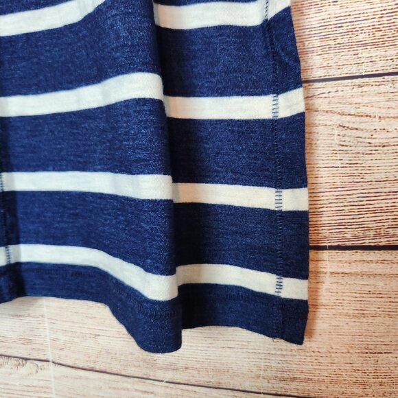 Rag & Bone Jean Blue White Striped Women's Tank Top Small Comfy 100% Cotton - Picture 11 of 12